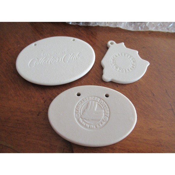 Lot of 5x Longaberger Baskets Tie-On 1996-2001 Cottage Gate Mothers Day 25th - Picture 8 of 12